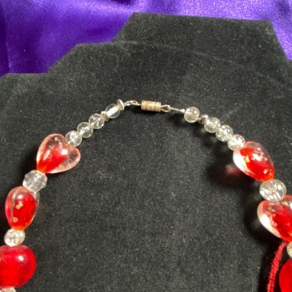 New đ Heart to Heart Gemstone Necklace - Picture 7 of 14